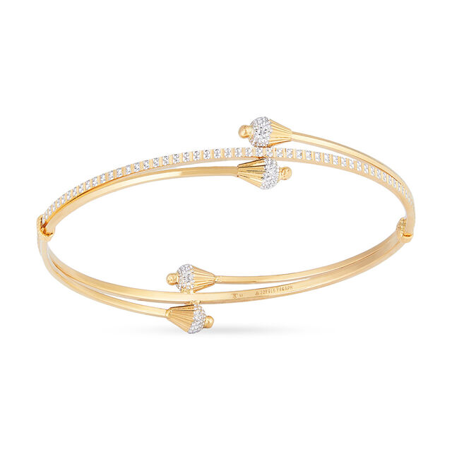 Tanishq 22KT Gold Bangle for Women 4
