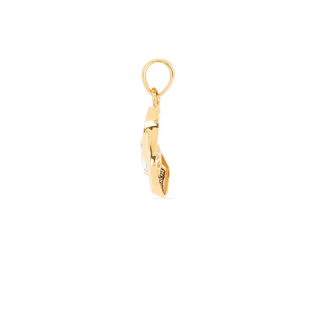 Tanishq 22KT Gold Pendant and Earrings Set 2