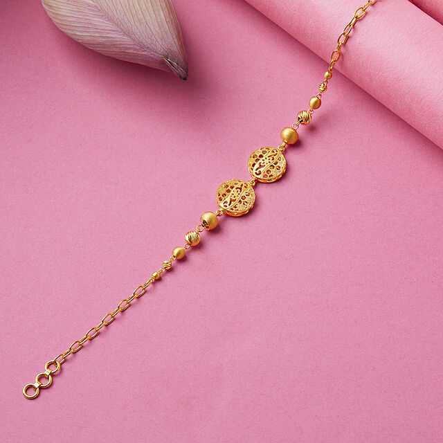 Tanishq 22 Karat Gold Bracelet for Women 