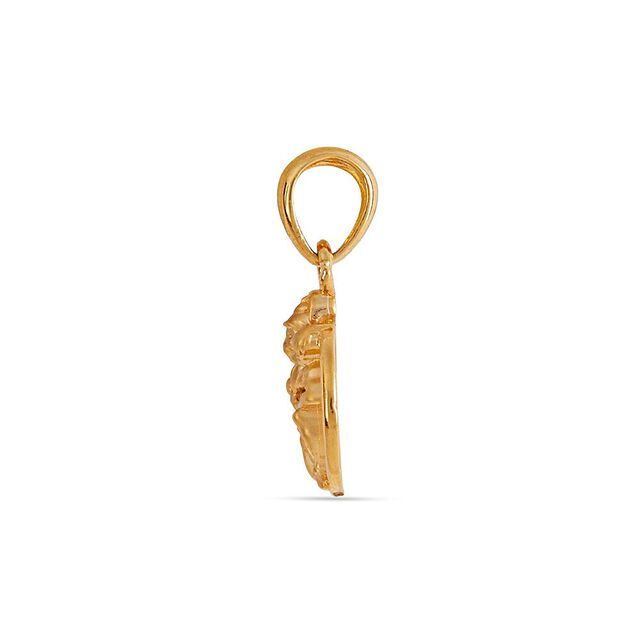 Veer Hanuman Gold Pendant for Men 3