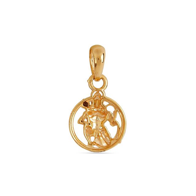 Veer Hanuman Gold Pendant for Men 4