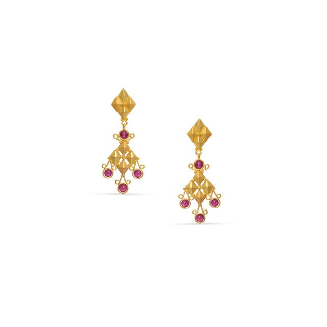 Tanishq 22KT Gold Necklace Set 3