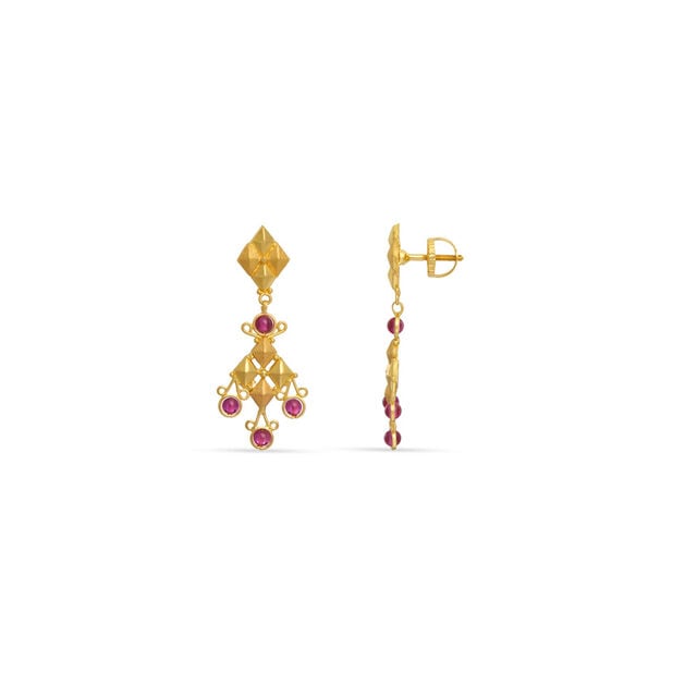Tanishq 22KT Gold Necklace Set 4