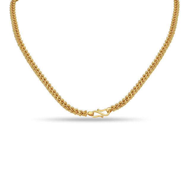 Tanishq 22KT Gold Chain for Women 