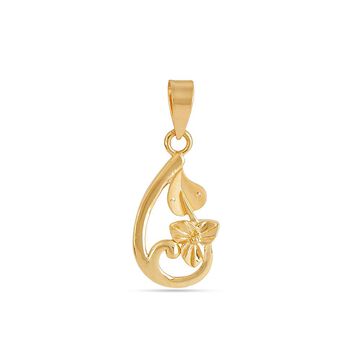 Blooming Grace Gold Pendant