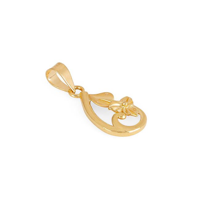 Blooming Grace Gold Pendant 2