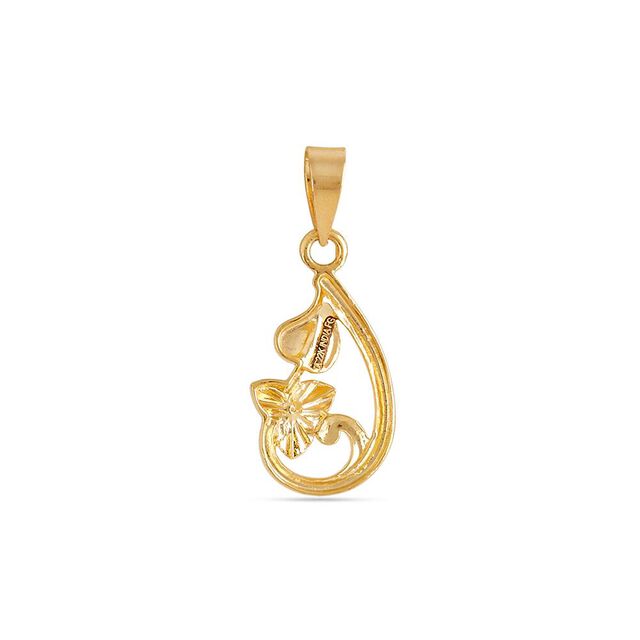 Blooming Grace Gold Pendant 4