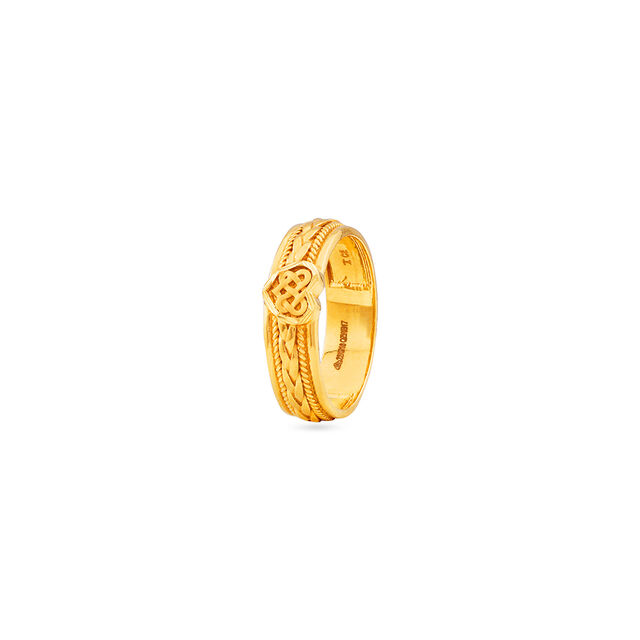 Tanishq 22 KT Gold Finger Ring for Women