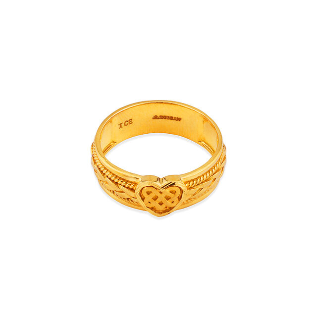 Tanishq 22 KT Gold Finger Ring for Women