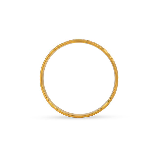 Majestic Grid Gold Finger Ring for Men 5