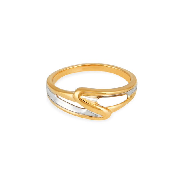Tanishq Leaf Wrap Ring 