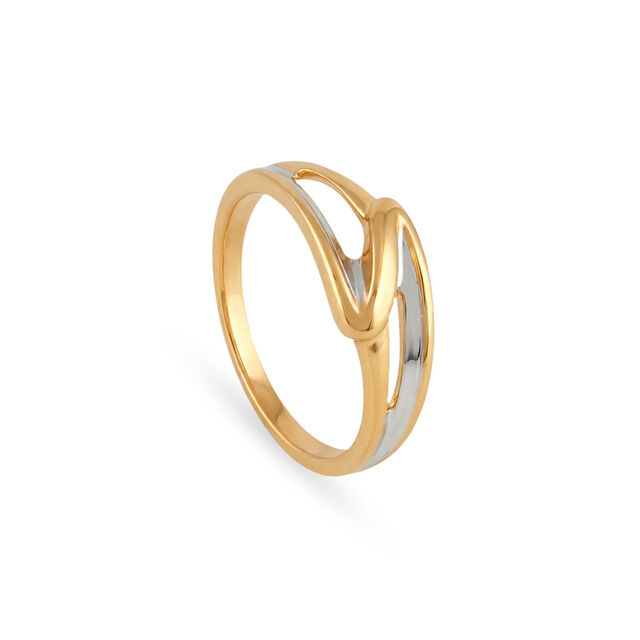 Tanishq Leaf Wrap Ring 2