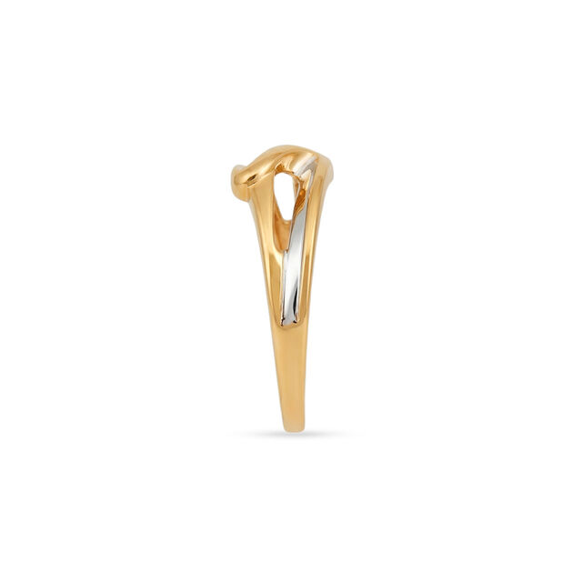Tanishq Leaf Wrap Ring 3