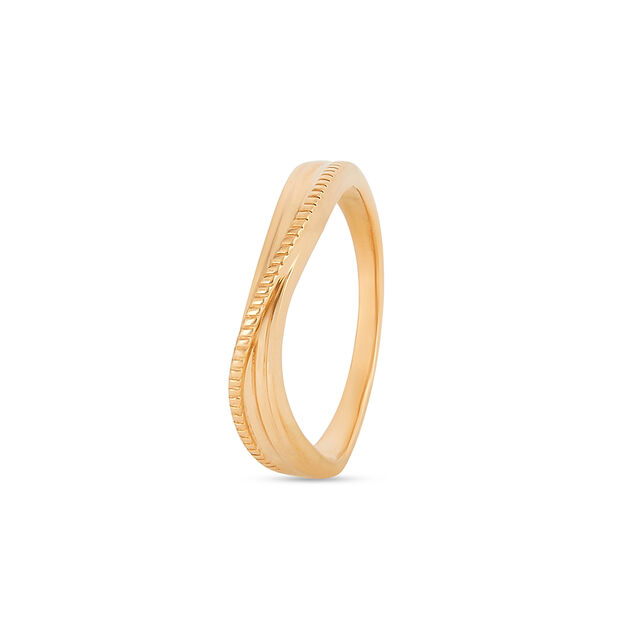 Tanishq 22KT Gold Finger Ring for Women 2