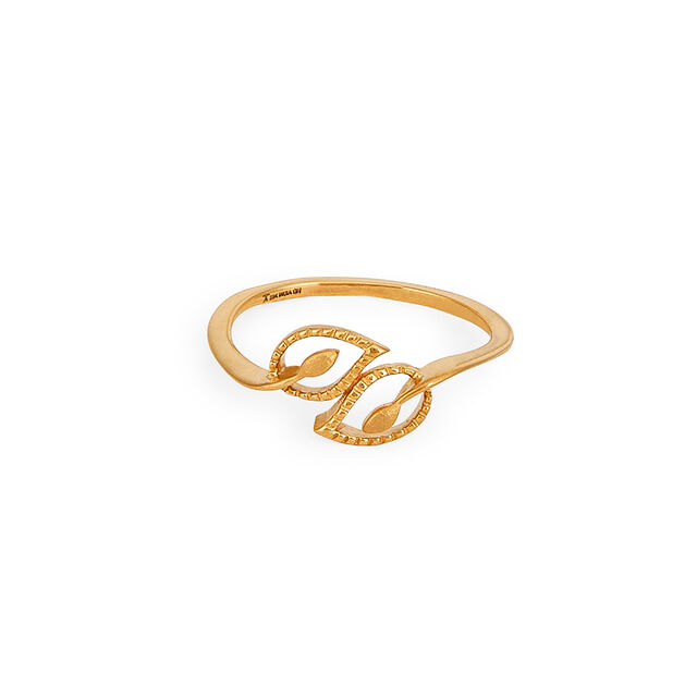 Tanishq 22KT Gold Finger Ring for Women 