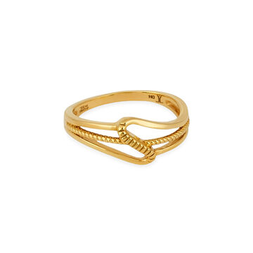 Tanishq 22KT Gold Finger Ring for Women