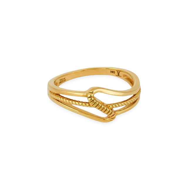 Tanishq 22KT Gold Finger Ring for Women 