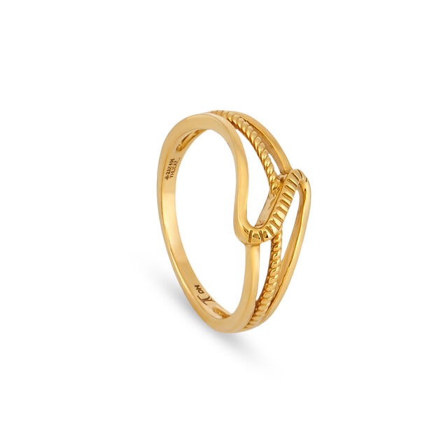 Tanishq 22KT Gold Finger Ring for Women 2