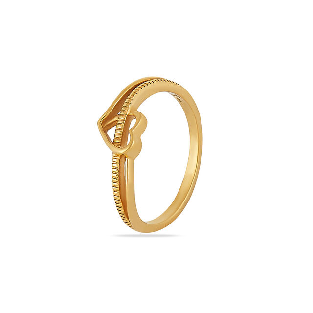 Tanishq 22KT Gold Finger Ring for Women 2