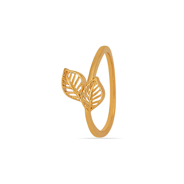 Tanishq 22KT Gold Finger Ring for Women 2