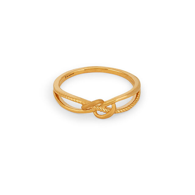 Tanishq 22KT Gold Finger Ring for Women 