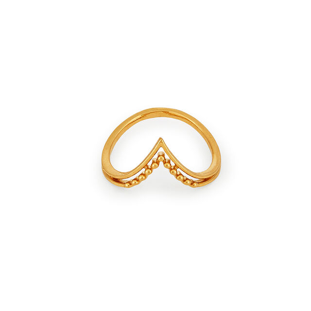 Tanishq 22KT Gold Finger Ring for Women 