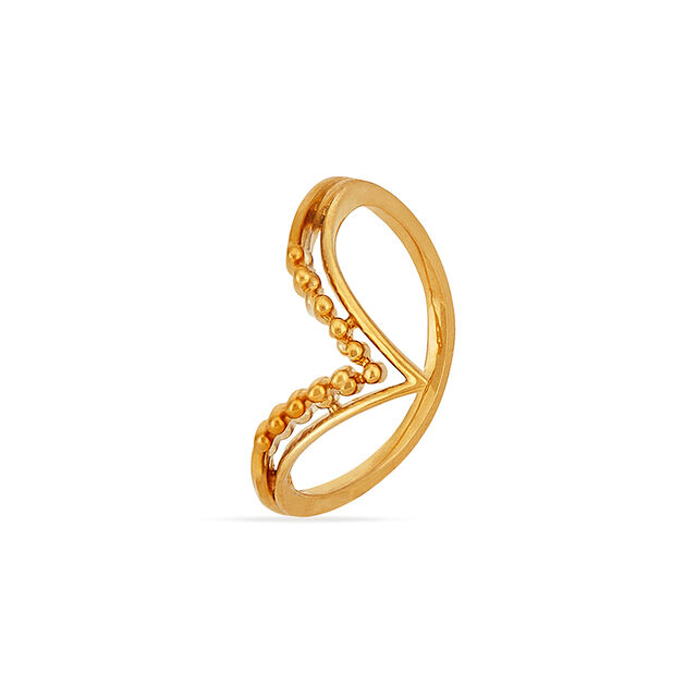 Tanishq 22KT Gold Finger Ring for Women 2