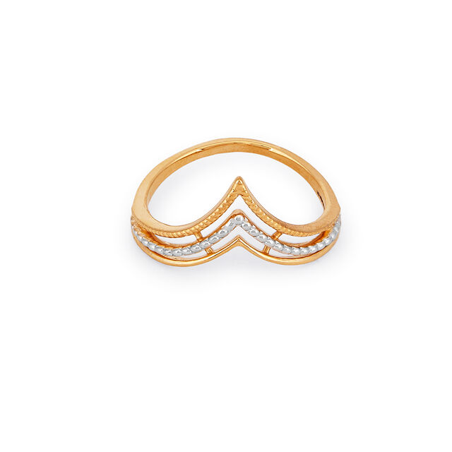 Tanishq 22KT Gold Finger Ring for Women 
