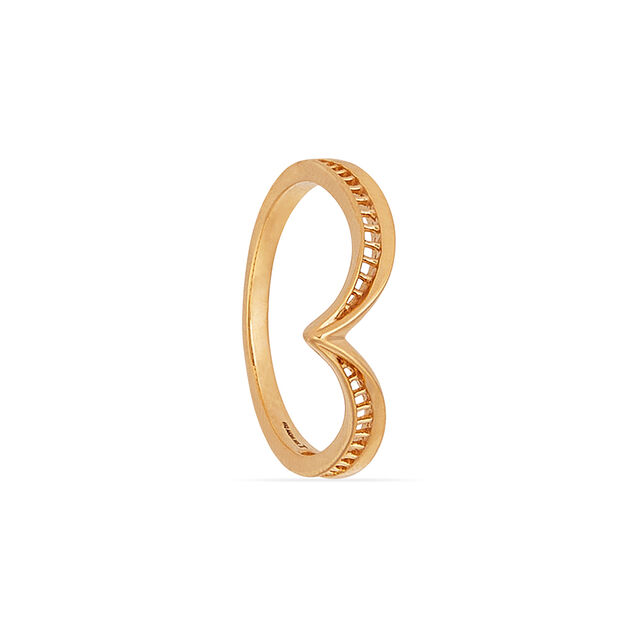 Tanishq 22KT Gold Finger Ring for Women 2