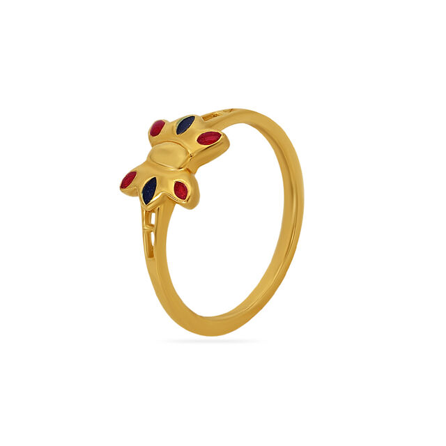 Tanishq 22KT Gold Finger Ring for Women