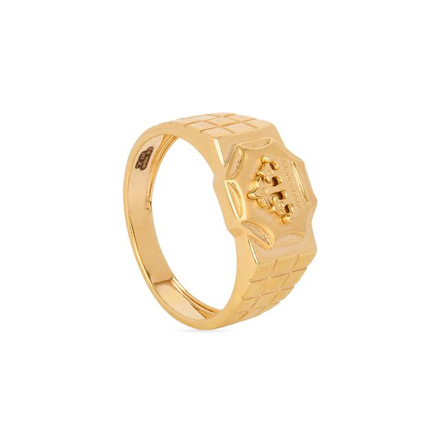 Tanishq 22KT Gold Finger Ring for Men 3