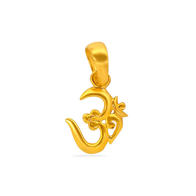 Tanishq 22 KT Gold Pendant for Women 