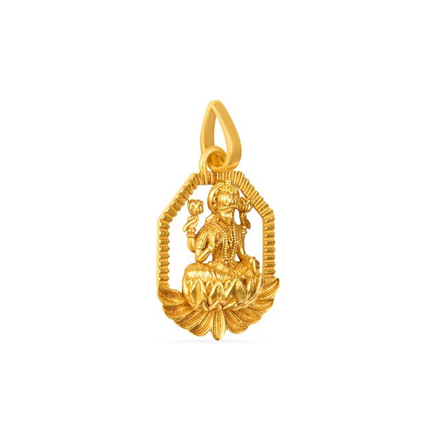 Tanishq 22KT Gold Pendant for Women 4