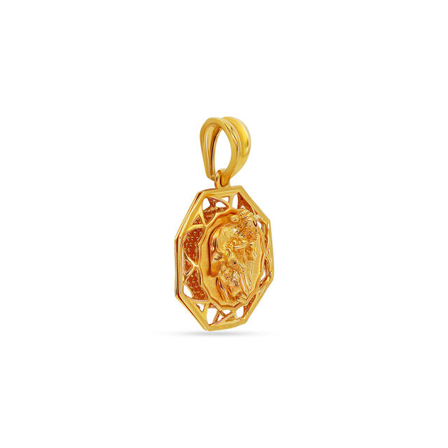 Tanishq 22KT Gold Pendant for Women