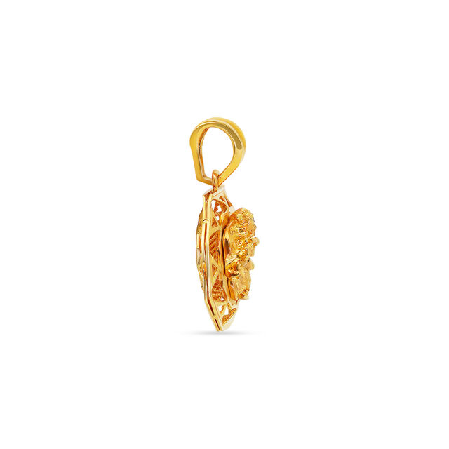 Tanishq 22KT Gold Pendant for Women