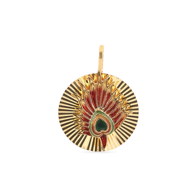 Tanishq 22 Karat Gold Pendant for Kids 