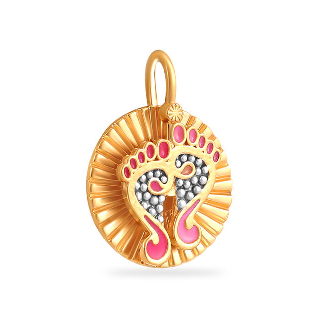 Tiny Toes god Glow locket