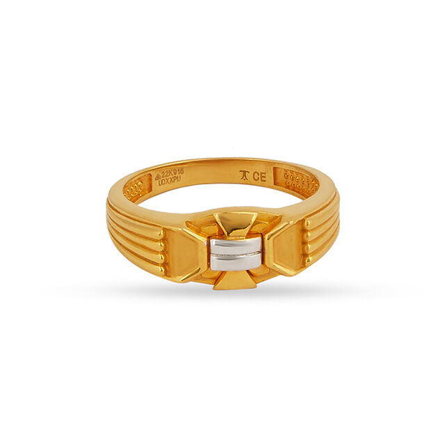 Tanishq 22KT Gold Finger Ring for Men 