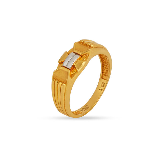 Tanishq 22KT Gold Finger Ring for Men 2