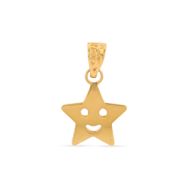 Tanishq 22 Karat Gold Pendant for Kids 