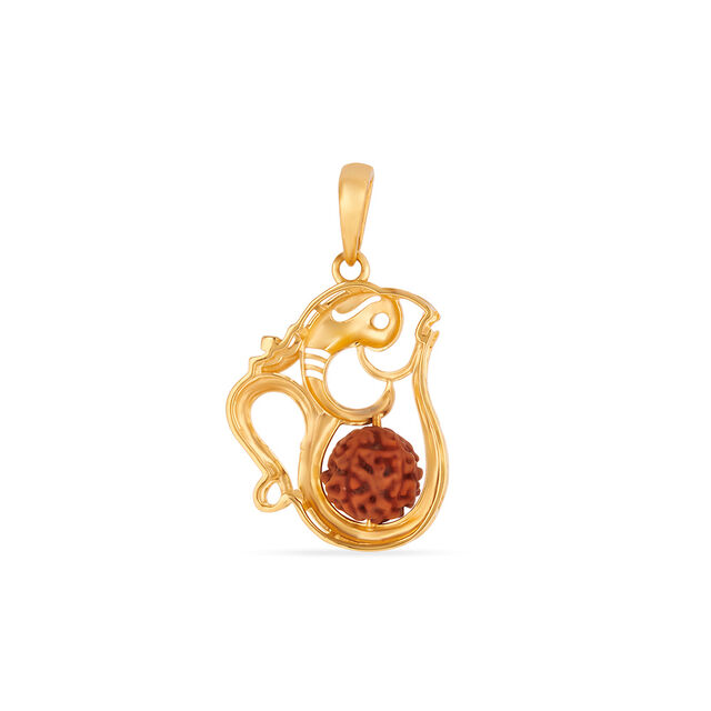 Sacred Lord Ganesha Rudraksh Pendant 3