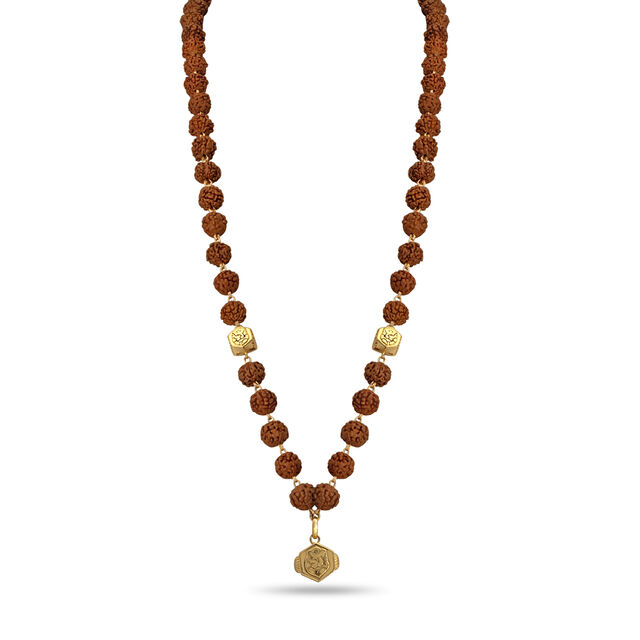 Tanishq 22 Karat Gold Rudraksha Chain 