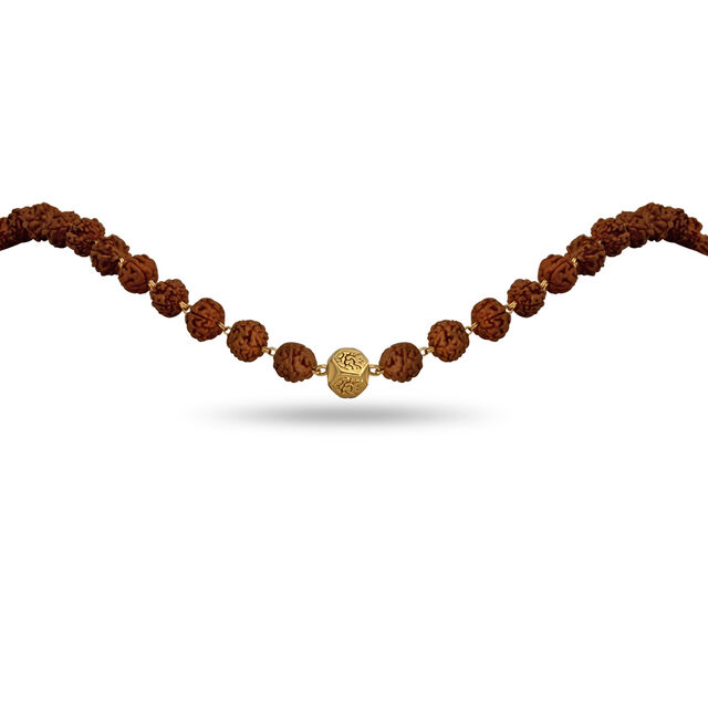 Tanishq 22 Karat Gold Rudraksha Chain 2