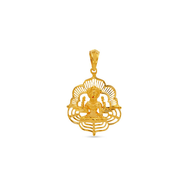 Tanishq 22KT Gold Pendant for Women 