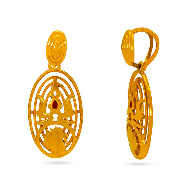 Tanishq 22 KT Gold Pendant for Women 2