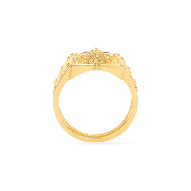 Tanishq 22KT Gold Finger Ring for Women 3