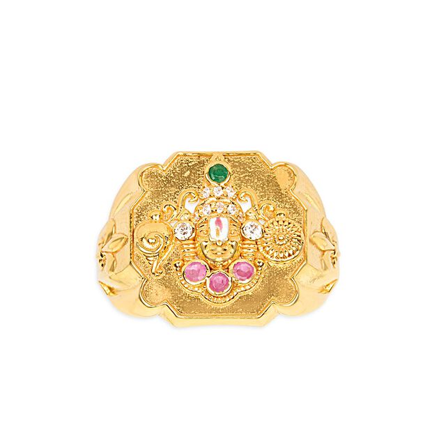 Tanishq 22KT Gold Finger Ring for Women 