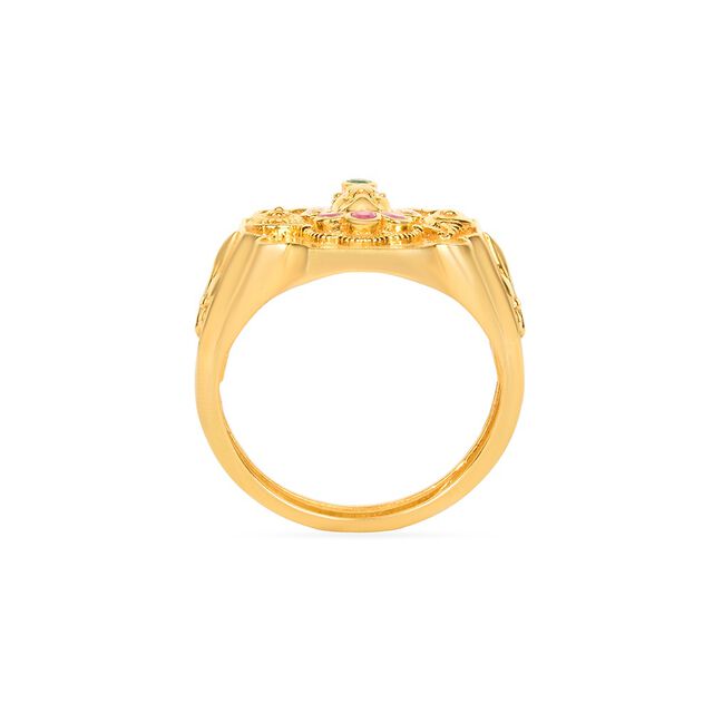 Tanishq 22KT Gold Finger Ring for Women 3