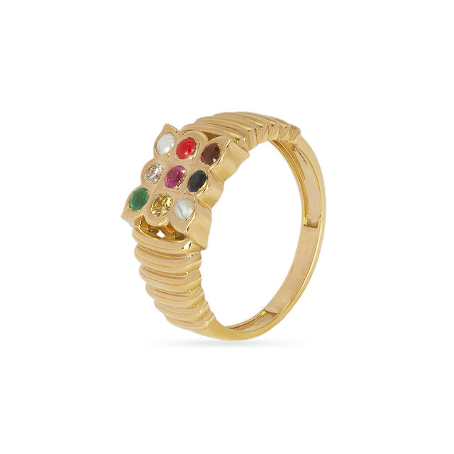 Tanishq 22KT Diamond Finger Ring for Women 2