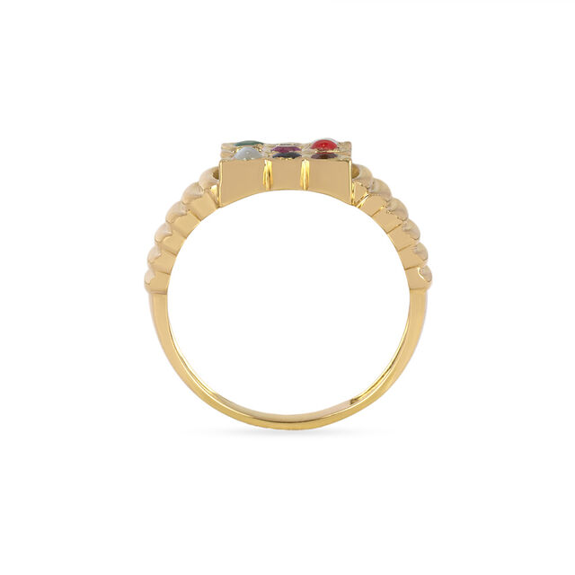 Tanishq 22KT Diamond Finger Ring for Women 3